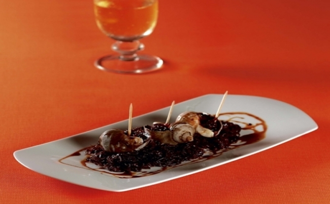 Caracoles a la piedra
